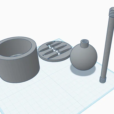 Mô hình cần số 6 cấp (Gear shifter) tự in 3D độc đáo