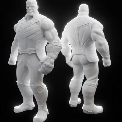 Mô hình nhân vật Thanos 3D - Đồ chơi sưu tầm cực ngầu