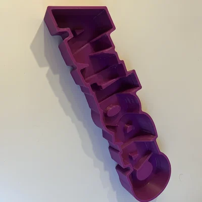 Khuôn in cát 3D “Carolina” (220×60×25 mm, có thể tùy chỉnh kích thước)