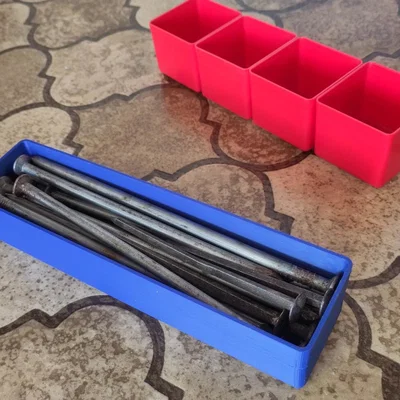 Khay 4x1 cho hộp đựng dụng cụ Allit EuroPlus (216x54x45mm)