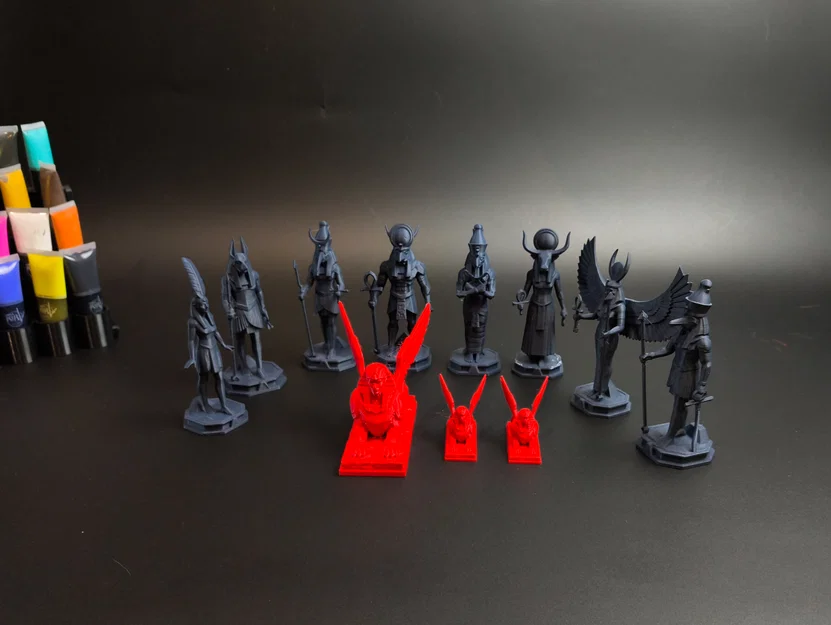 Mô hình 3D Thần Ra Ai Cập - Image 4