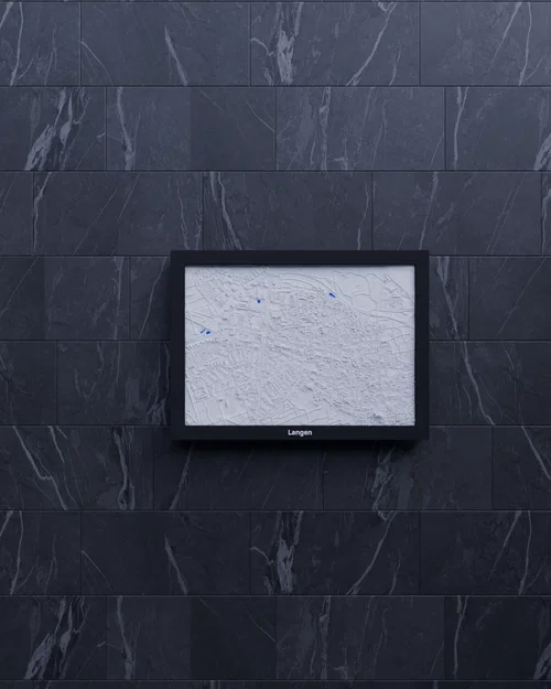 Langen, Đức - Mô hình địa hình 3D thu nhỏ - Image 6