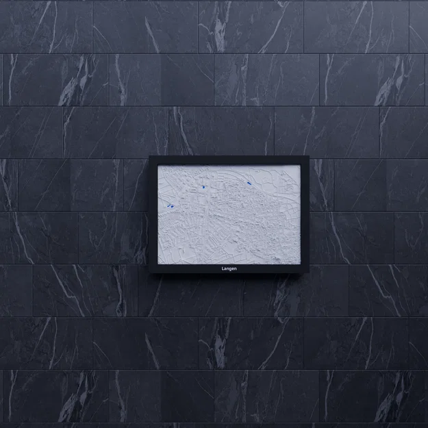 Langen, Đức - Mô hình địa hình 3D thu nhỏ - Image 8