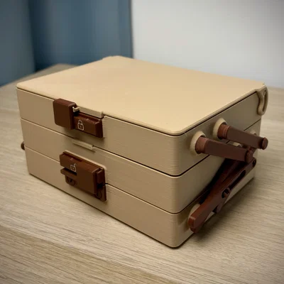 Hộp Đựng Tilt Box Organizer | Gridfinity 4x3 | Khóa Trượt