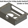 Giá đỡ bàn cho bộ chuyển/chia âm thanh 4 cổng (Lắp dưới hoặc trên mặt bàn) - Thumbnail 9