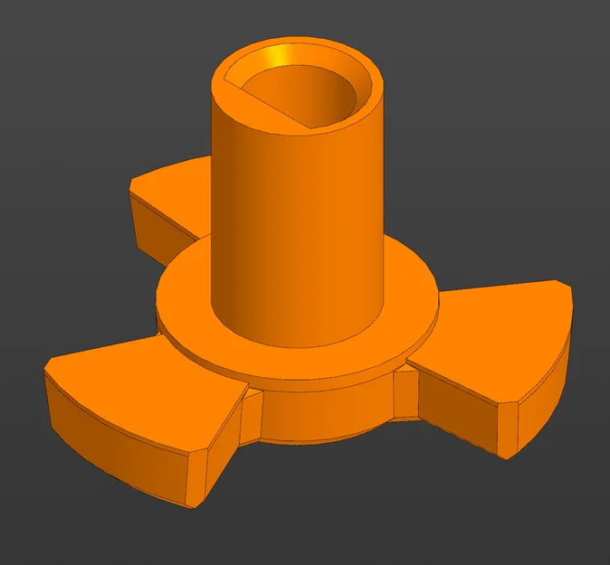 Khớp nối trục xoay lò vi sóng Vitek - File in 3D sửa chữa tại nhà - Image 1