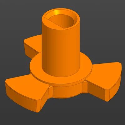 Khớp nối trục xoay lò vi sóng Vitek - File in 3D sửa chữa tại nhà