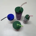 Nắp đậy cốc có lỗ cắm ống hút tiện lợi cho mọi kích thước - Thumbnail 1