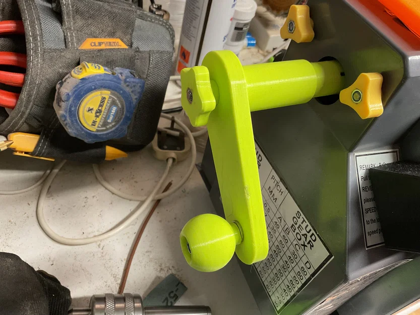 Tay cầm thủ công cho máy tiện mini - Image 1