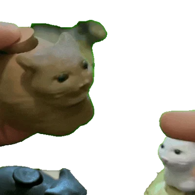 Mô hình chú mèo xoay Oiia (oiia_cat_spinner) vui nhộn
