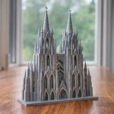 The Gothic Zenith | Mô hình tháp nhà thờ Gothic siêu chi tiết