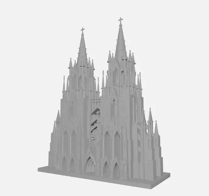 The Gothic Zenith | Mô hình tháp nhà thờ Gothic siêu chi tiết - Image 2
