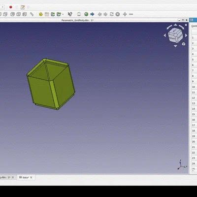 Mẫu FreeCAD tham số tốt hơn cho khay và đế Gridfinity