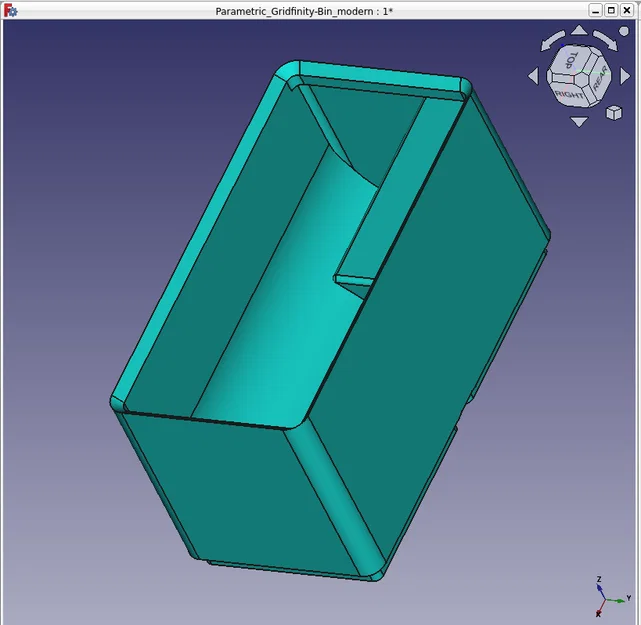 Mẫu FreeCAD tham số tốt hơn cho khay và đế Gridfinity - Image 5
