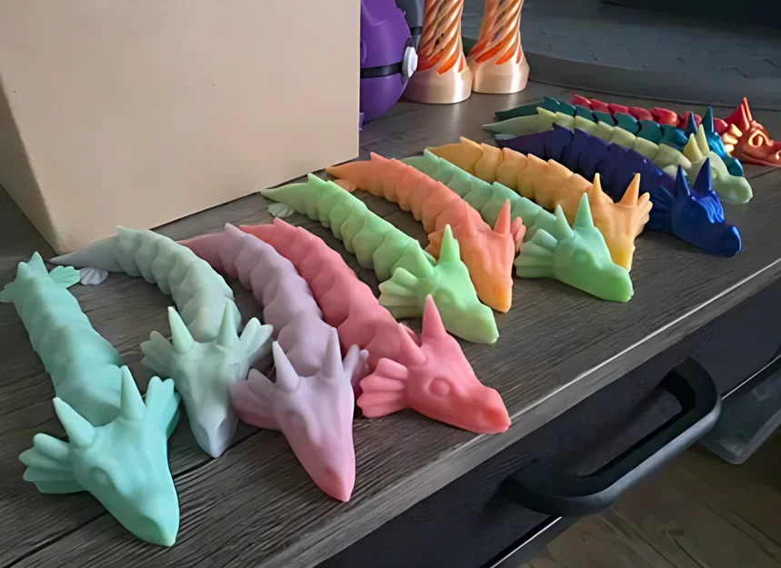 Mini Articulated Dragon - Mô hình rồng khớp nối mini - Image 3