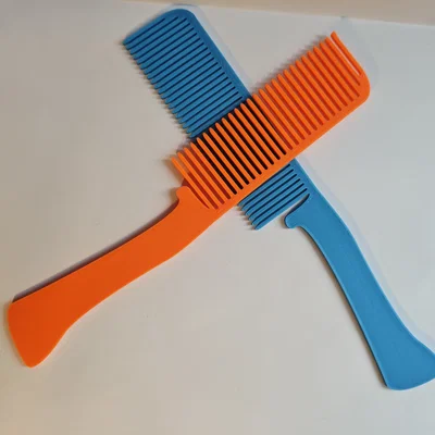 Tự in lược chải tóc (Hairbrush) nhỏ gọn, tiện lợi bằng máy in 3D