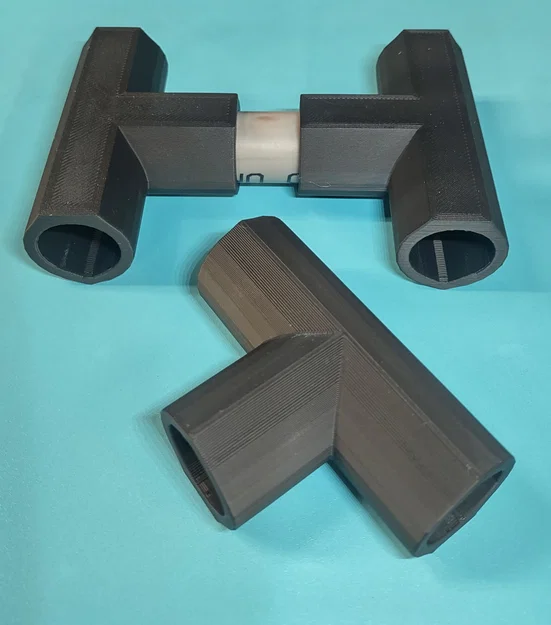 Khớp nối chữ T (Tee) cho ống PVC EMT 1/2" - Kiểu kết nối trượt - Image 1