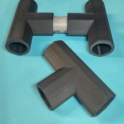 Khớp nối chữ T (Tee) cho ống PVC EMT 1/2" - Kiểu kết nối trượt