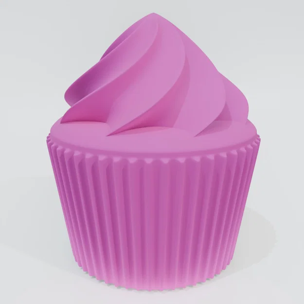 Mô hình cupcake in 3D dễ thương - Image 2