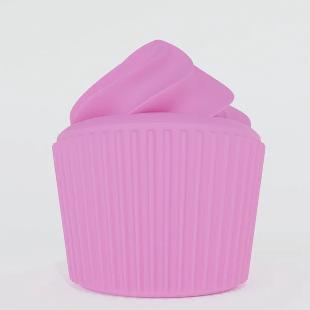 Mô hình cupcake in 3D dễ thương - Image 4