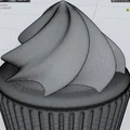 Mô hình cupcake in 3D dễ thương - Thumbnail 5