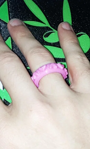 NHẪN XOAY FIDGET RING HÌNH TRÁI TIM (HEARTS) - Image 3