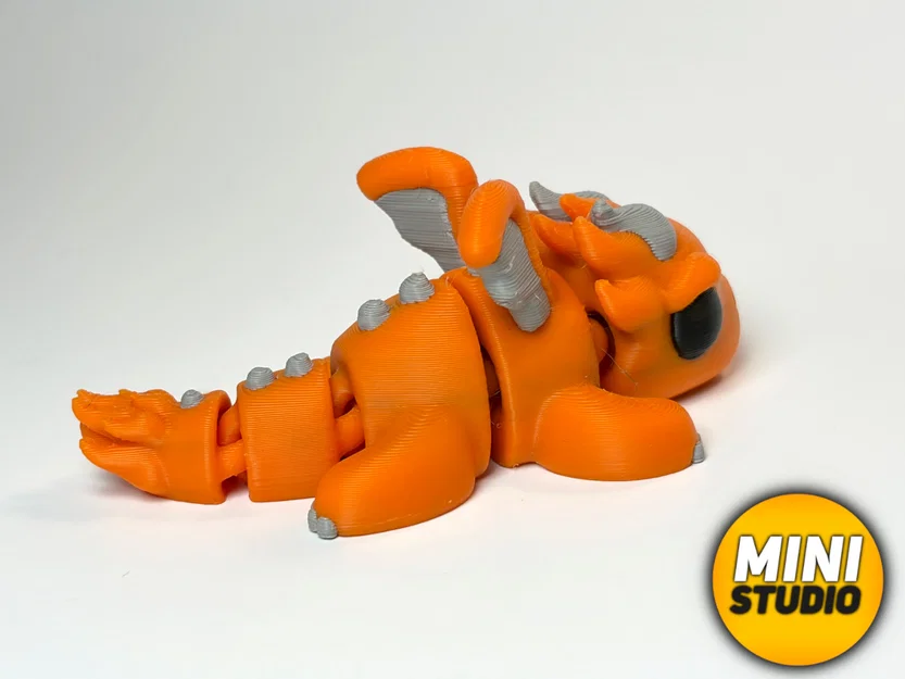 Mô hình Flexi Flame Dragon + Phiên bản móc khóa - Image 2