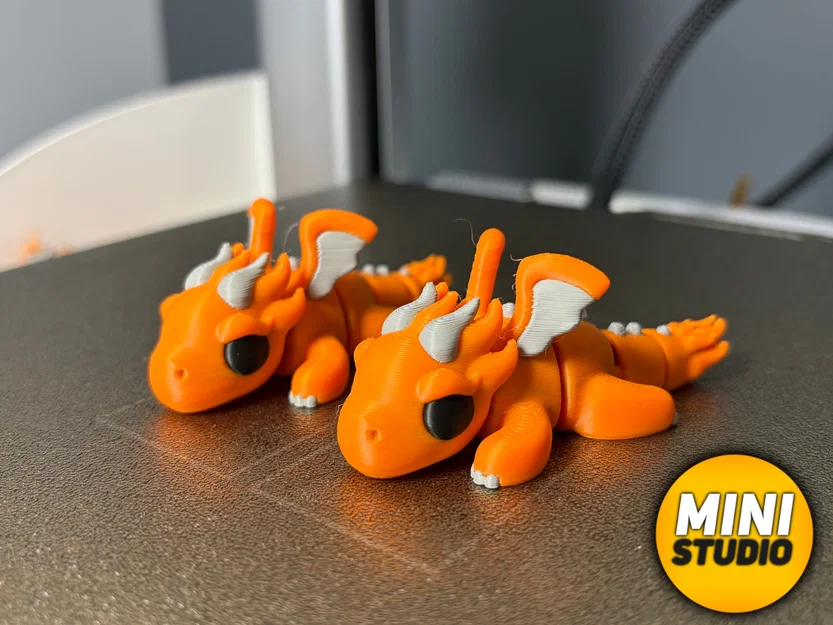 Mô hình Flexi Flame Dragon + Phiên bản móc khóa - Image 4