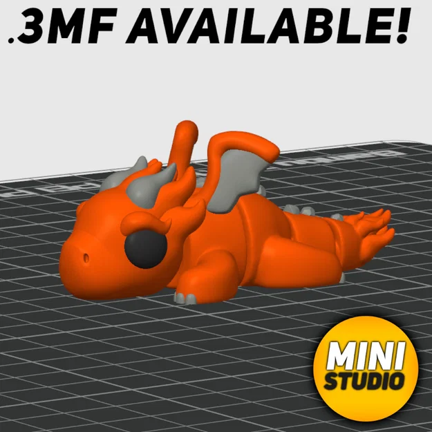 Mô hình Flexi Flame Dragon + Phiên bản móc khóa - Image 5