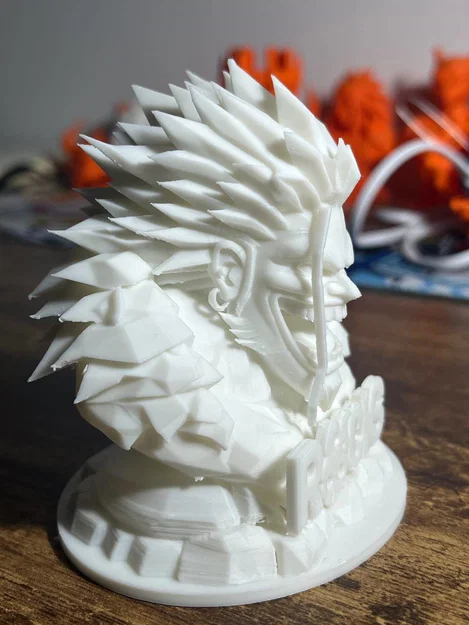 Mô hình tượng bán thân Rocks D. Xebec One Piece - File in 3D đẹp - Image 2