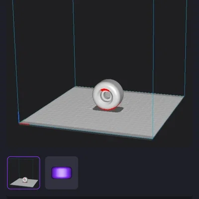 Mẫu bánh xe trượt ván in 3D (Skateboard wheel) chất lượng cao