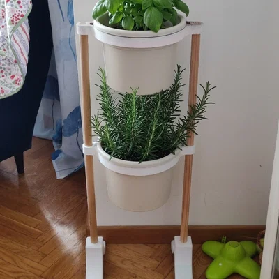 Giá đỡ chậu cây đôi (Double pot holder)