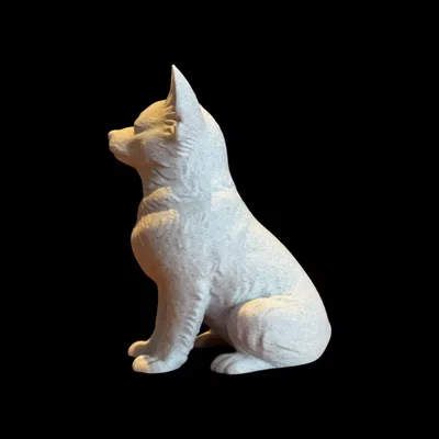 Tượng Chihuahua Điêu Khắc Calm Companion