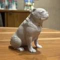 Tượng điêu khắc chú chó English Bulldog bình an - Calm Companion - Thumbnail 2