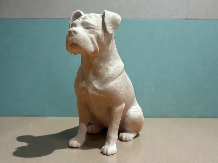 Tượng điêu khắc Boxer bình yên (Calm Companion) - Image 1