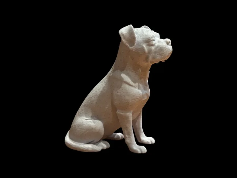 Tượng điêu khắc Boxer bình yên (Calm Companion) - Image 2