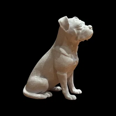 Tượng điêu khắc Boxer bình yên (Calm Companion)