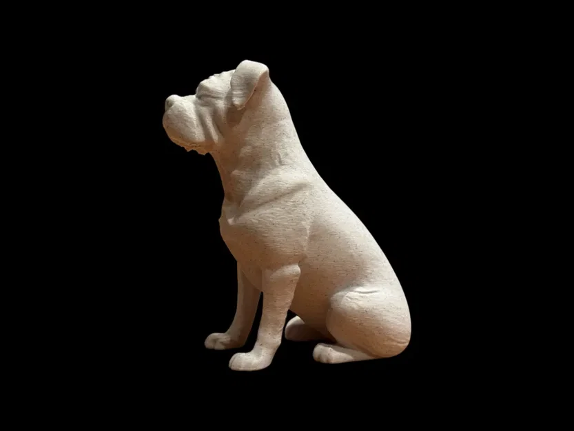 Tượng điêu khắc Boxer bình yên (Calm Companion) - Image 3