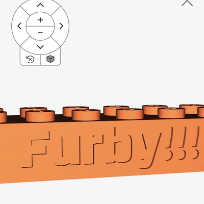 Mô hình gạch lắp ráp trang trí phong cách Furby độc đáo