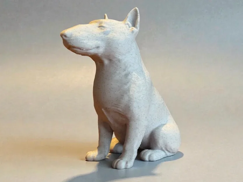 Tượng điêu khắc Bull Terrier - Người bạn bình yên (Calm Companion) - Image 1