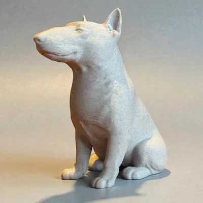 Tượng điêu khắc Bull Terrier - Người bạn bình yên (Calm Companion)