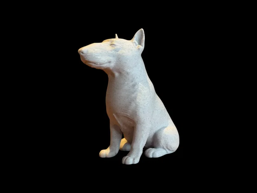 Tượng điêu khắc Bull Terrier - Người bạn bình yên (Calm Companion) - Image 2