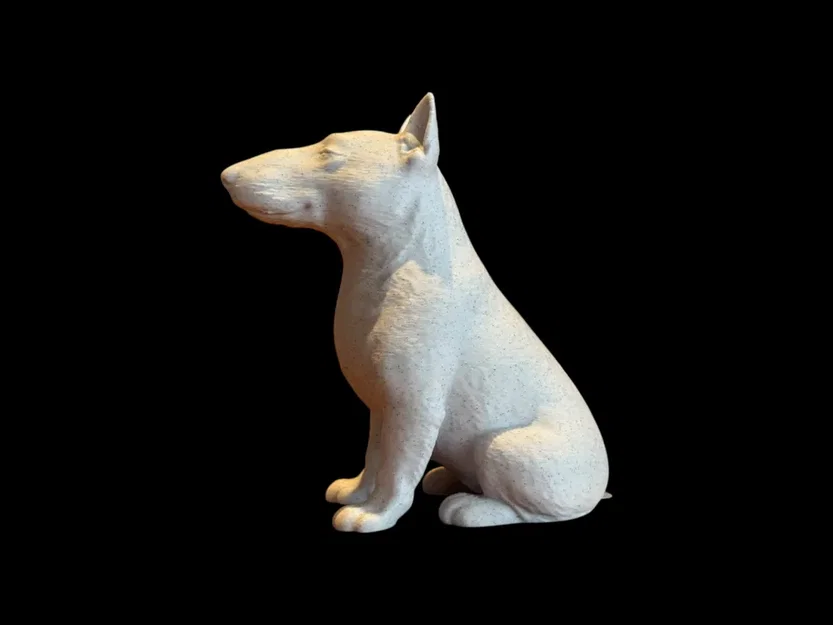 Tượng điêu khắc Bull Terrier - Người bạn bình yên (Calm Companion) - Image 3