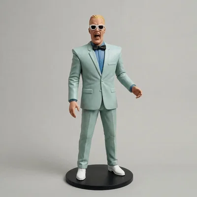 Mô hình Max Headroom 1987 in 3D - Biểu tượng văn hóa retro độc đáo