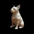 Tượng điêu khắc chú chó French Bulldog Calm Companion - Thumbnail 2
