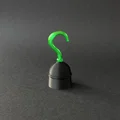 Mô hình móc câu cướp biển đeo ngón tay (Pirate Hook Thimble) in 3D - Thumbnail 1