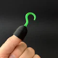 Mô hình móc câu cướp biển đeo ngón tay (Pirate Hook Thimble) in 3D - Thumbnail 2