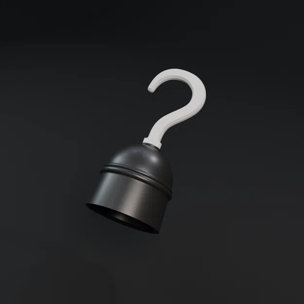 Mô hình móc câu cướp biển đeo ngón tay (Pirate Hook Thimble) in 3D - Image 3