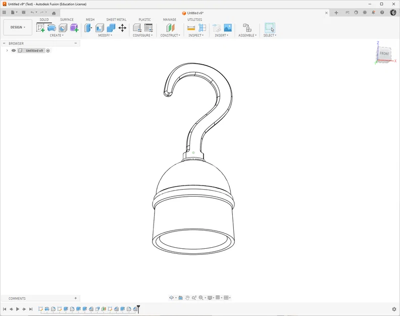 Mô hình móc câu cướp biển đeo ngón tay (Pirate Hook Thimble) in 3D - Image 4