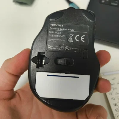 Nắp pin thay thế cho chuột không dây TECKNET 2.4G 2600 DPI